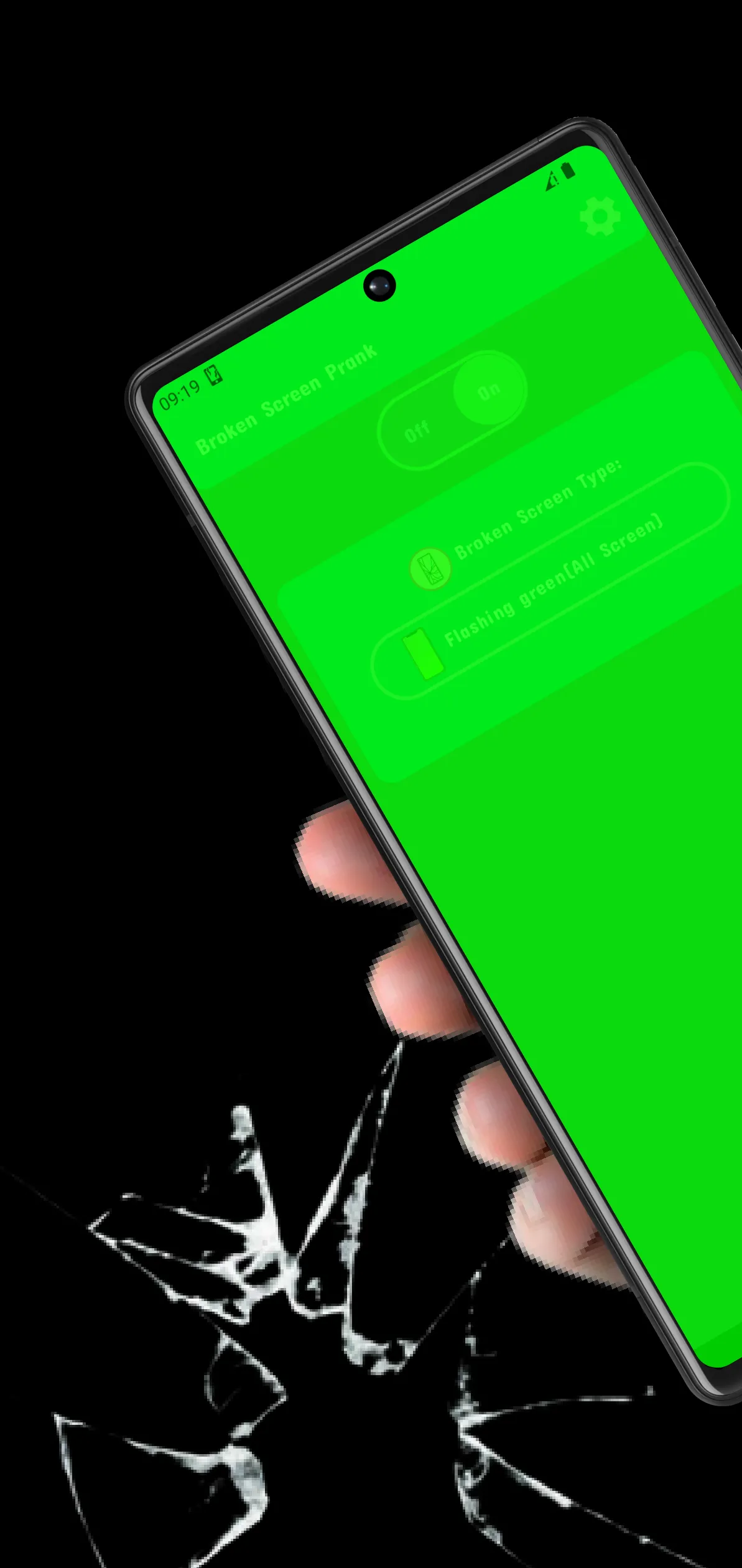 Screen prank: broken lcd joke | Indus Appstore | Screenshot