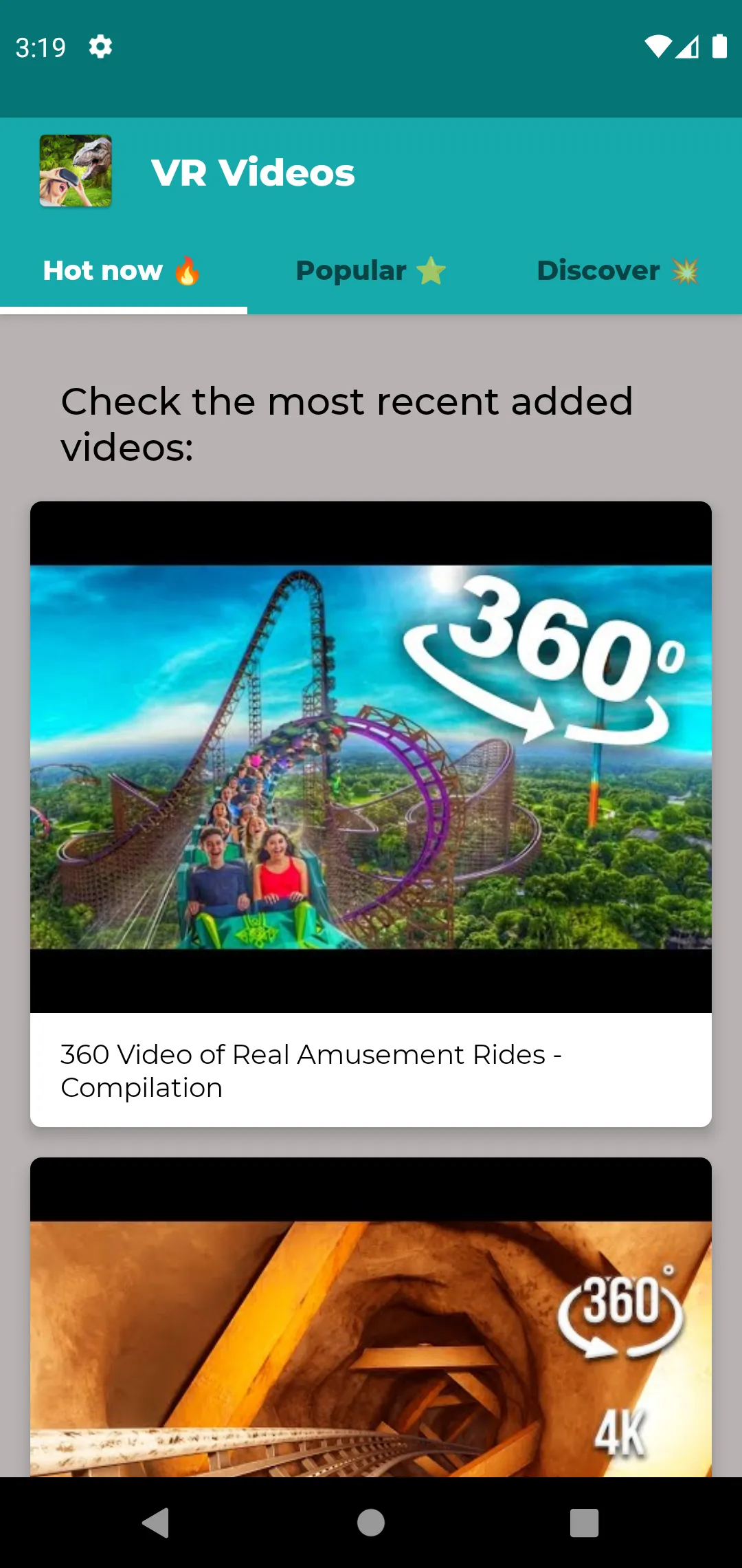 VR Videos 360 | Indus Appstore | Screenshot