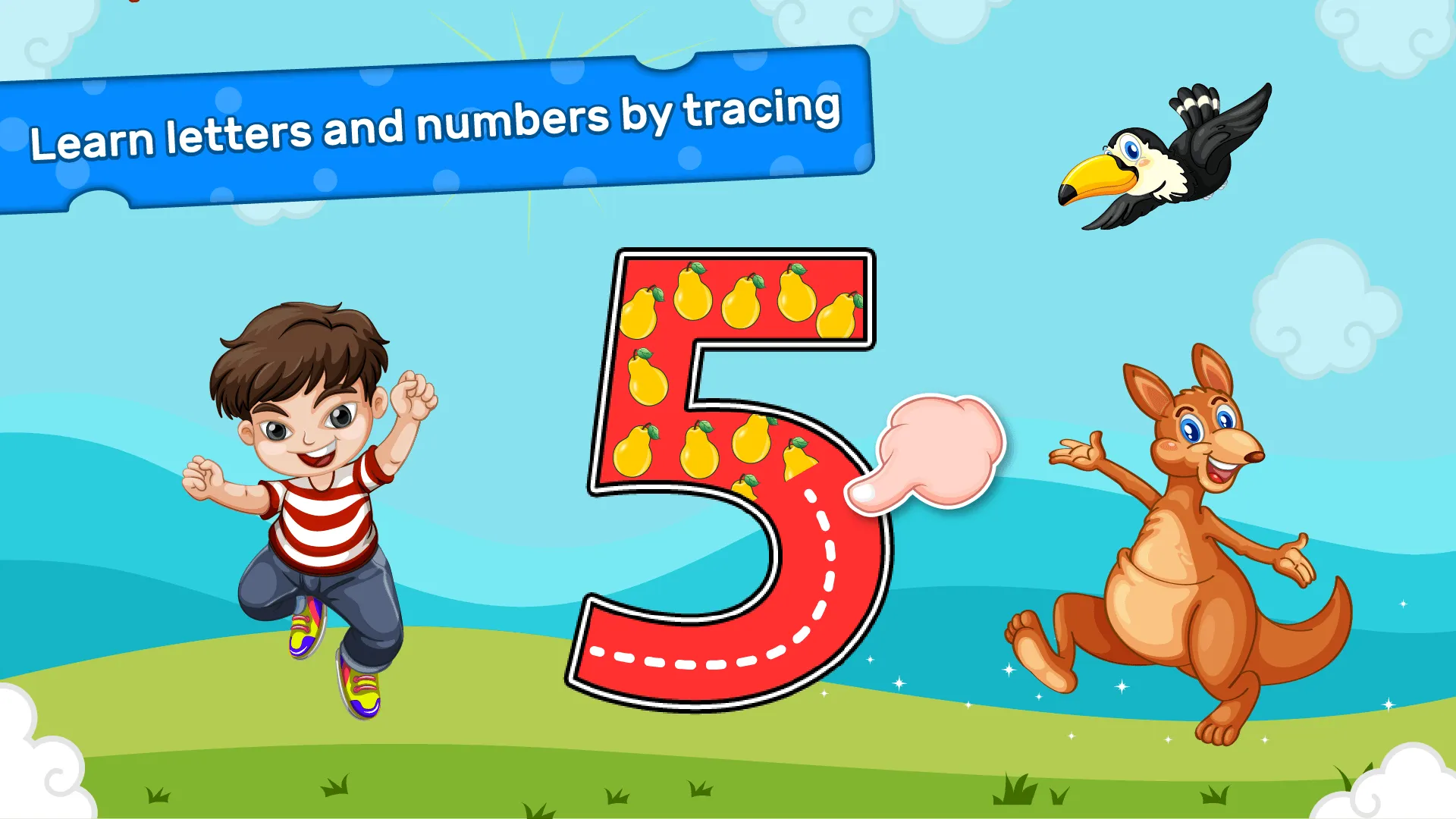 Kids Alphabets Numbers Tracing | Indus Appstore | Screenshot