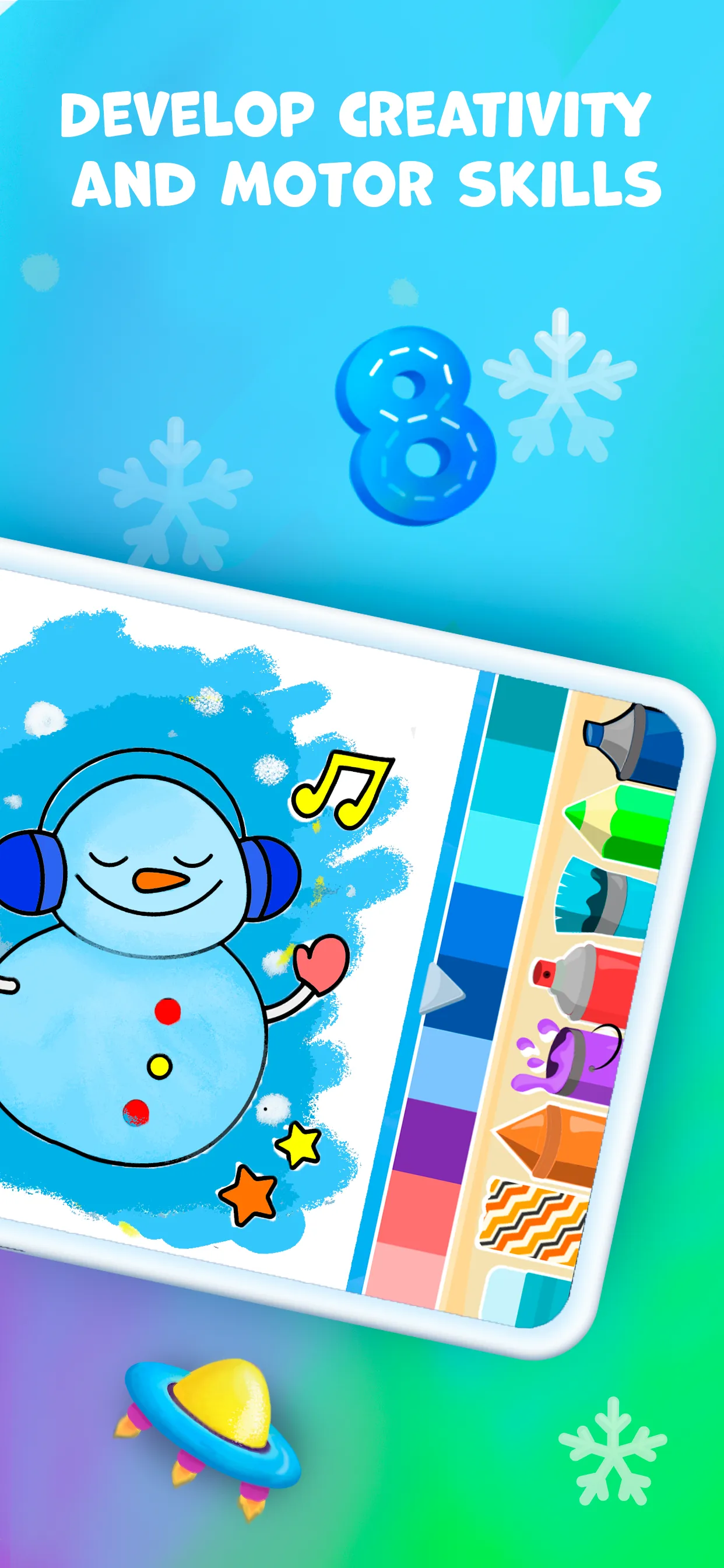 Baby coloring book for kids 2+ | Indus Appstore | Screenshot