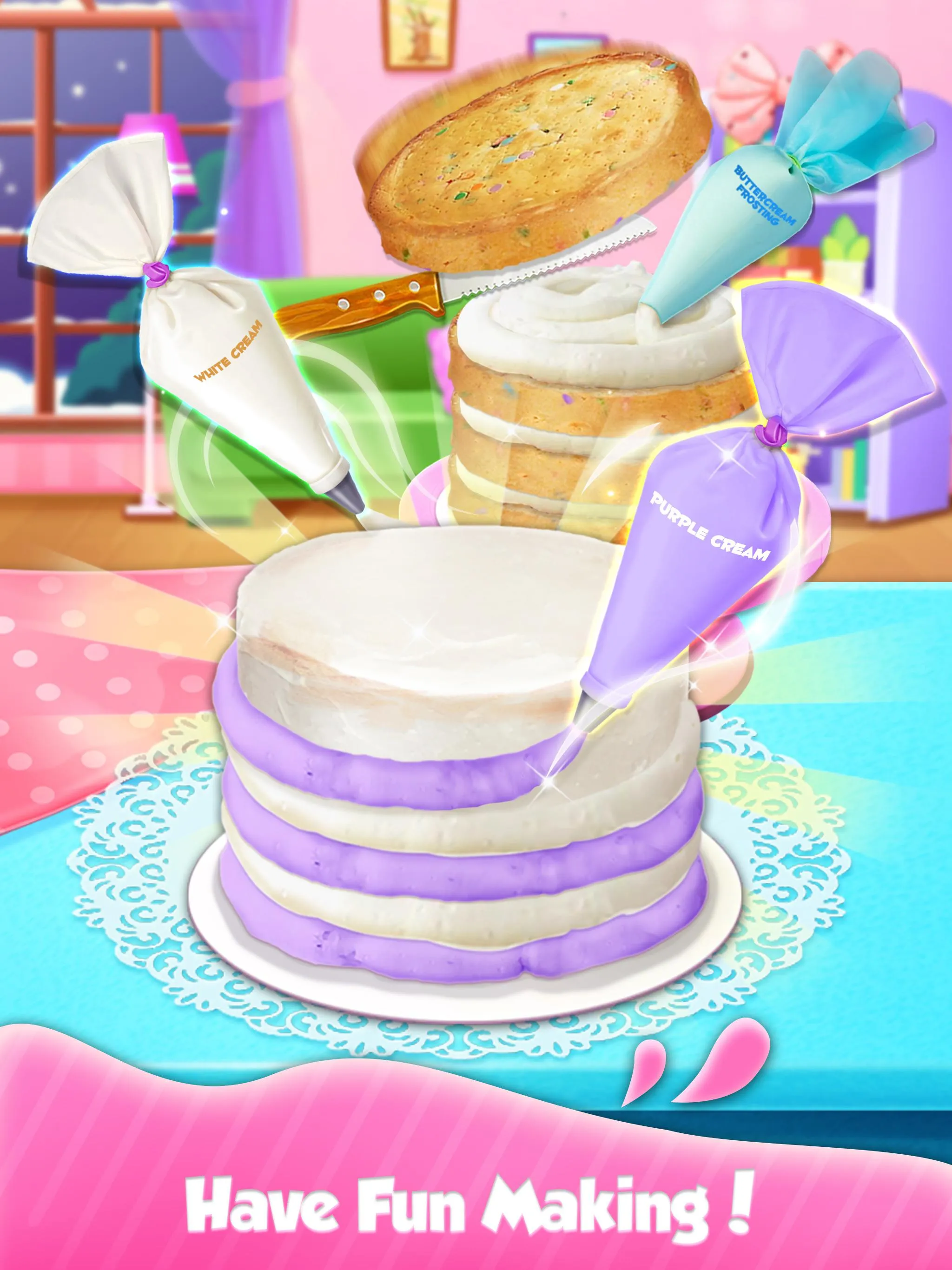 Ice Cream Cone Cake Maker | Indus Appstore | Screenshot