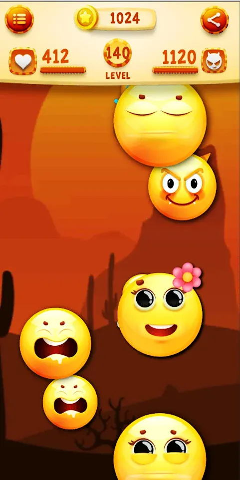 Emoji Smasher : Smiley game :  | Indus Appstore | Screenshot