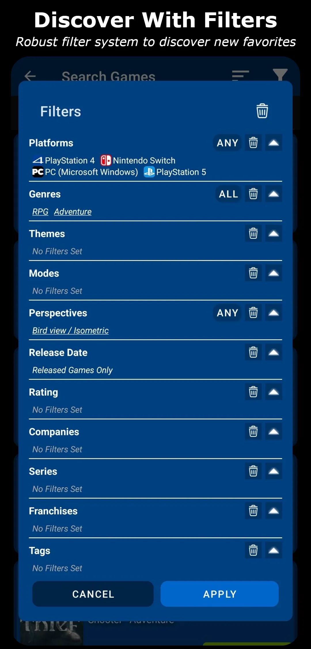 QuestLog - Video Game Manager | Indus Appstore | Screenshot