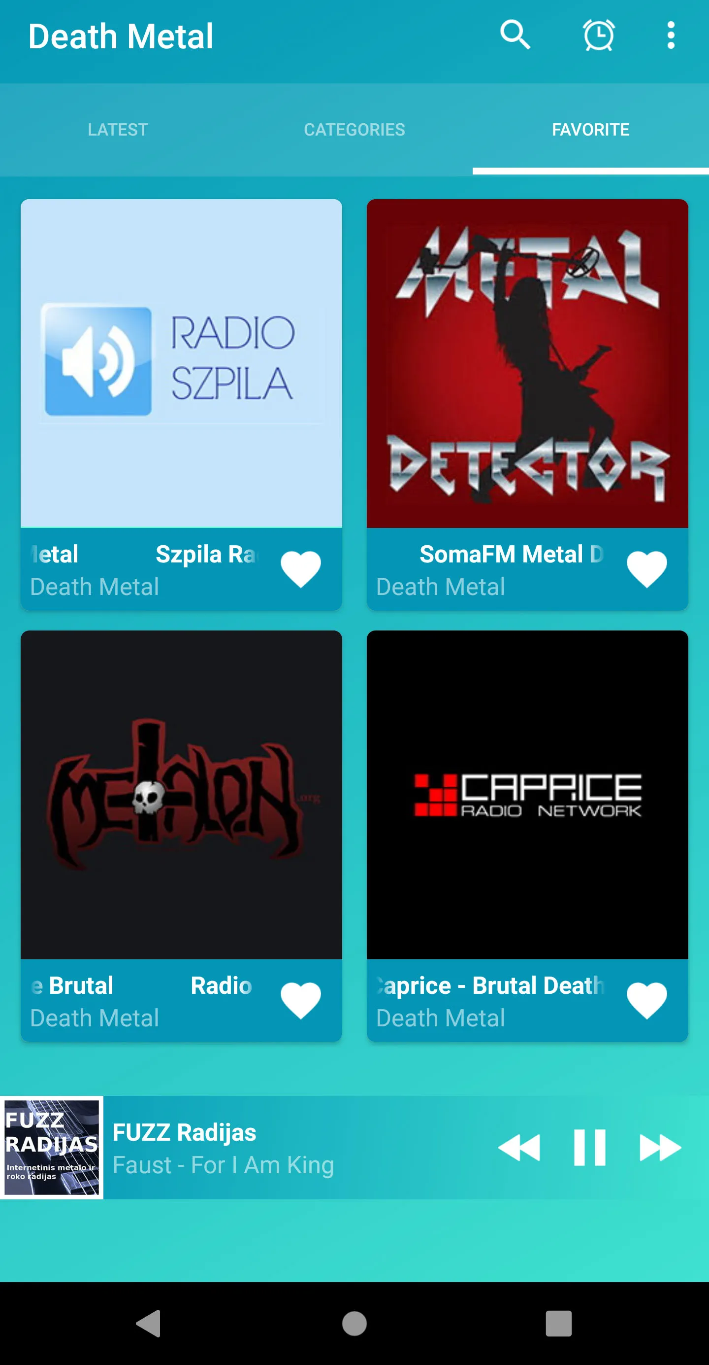 Death metal radios online | Indus Appstore | Screenshot