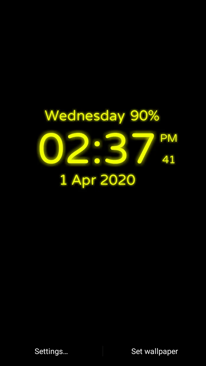 Digital Clock | Indus Appstore | Screenshot