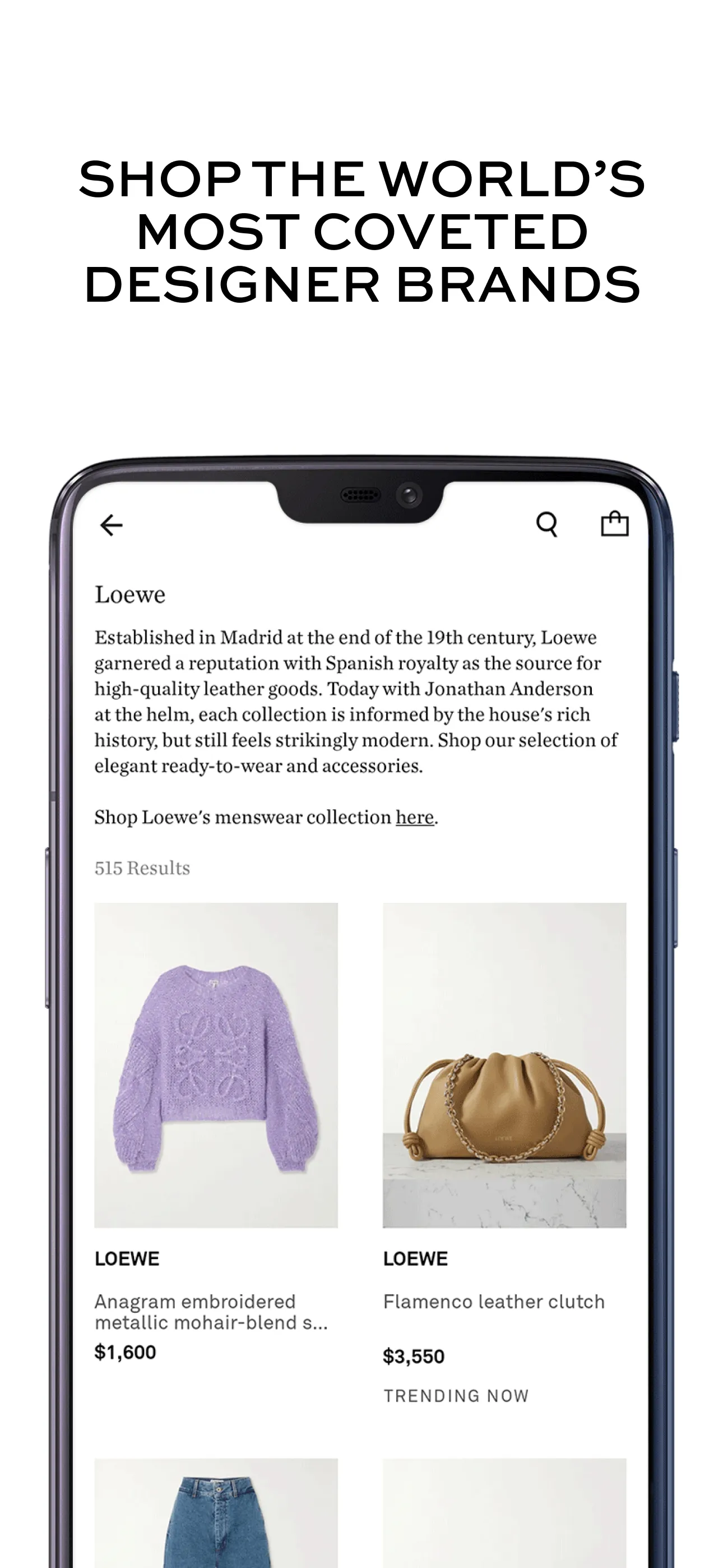 NET-A-PORTER: luxury fashion | Indus Appstore | Screenshot