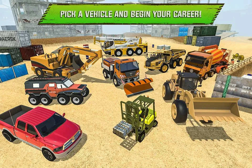 Construction Site Truck Driver | Indus Appstore | Screenshot