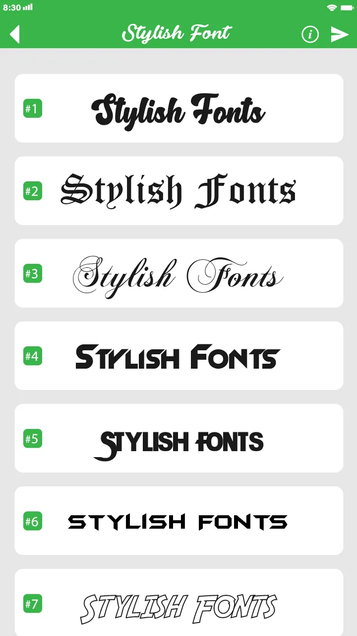 Font Keyboard: Fonts Style App | Indus Appstore | Screenshot