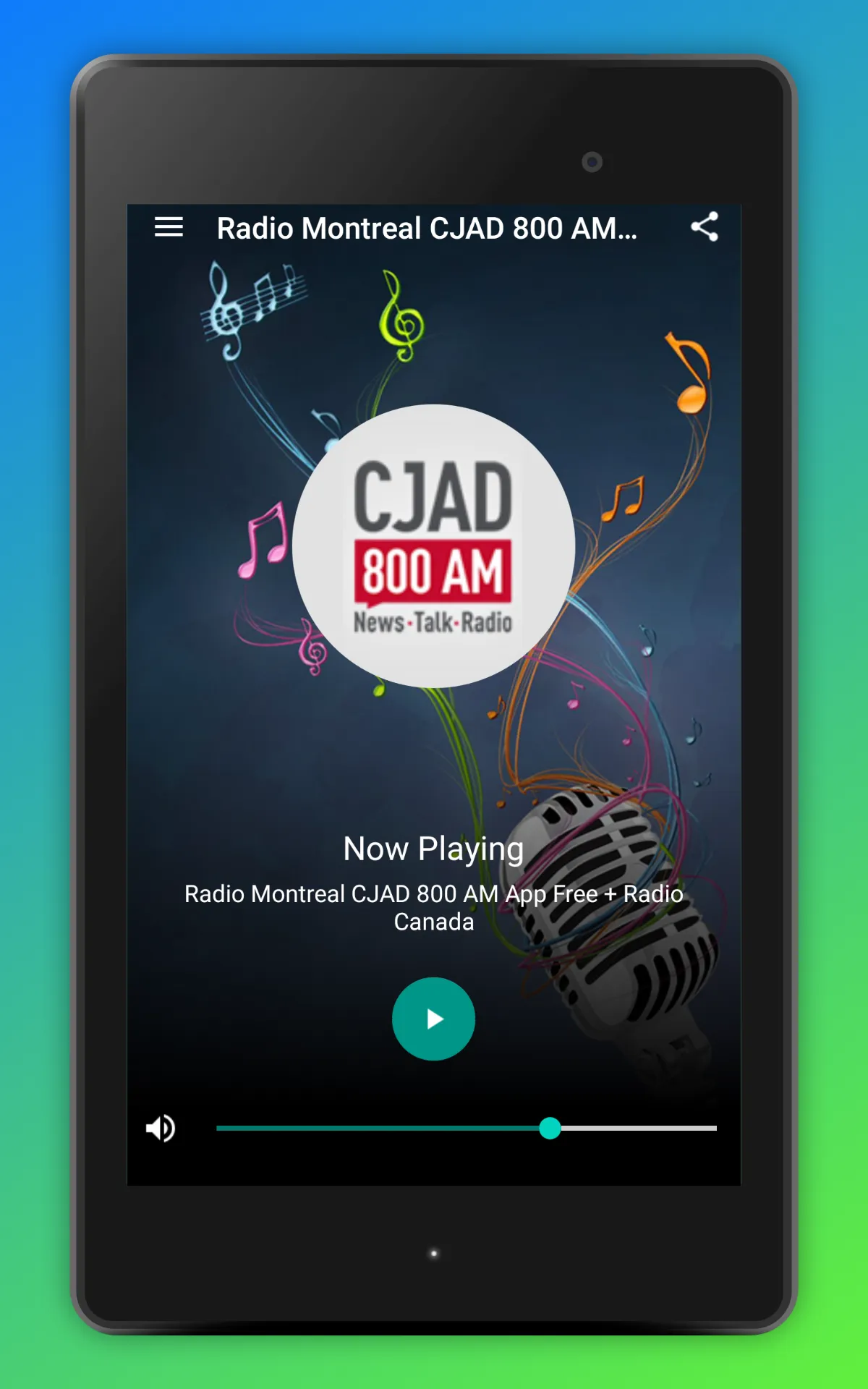 CJAD 800 Montreal Radio App CA | Indus Appstore | Screenshot