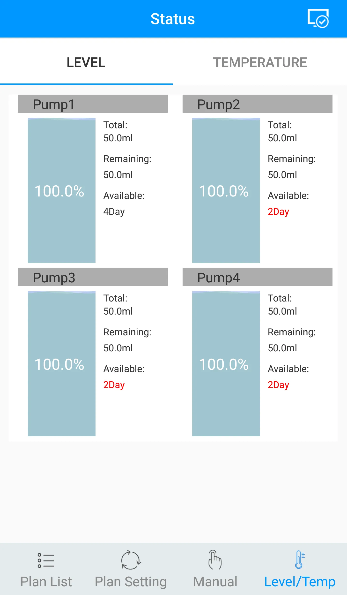 Dosing pump2 | Indus Appstore | Screenshot