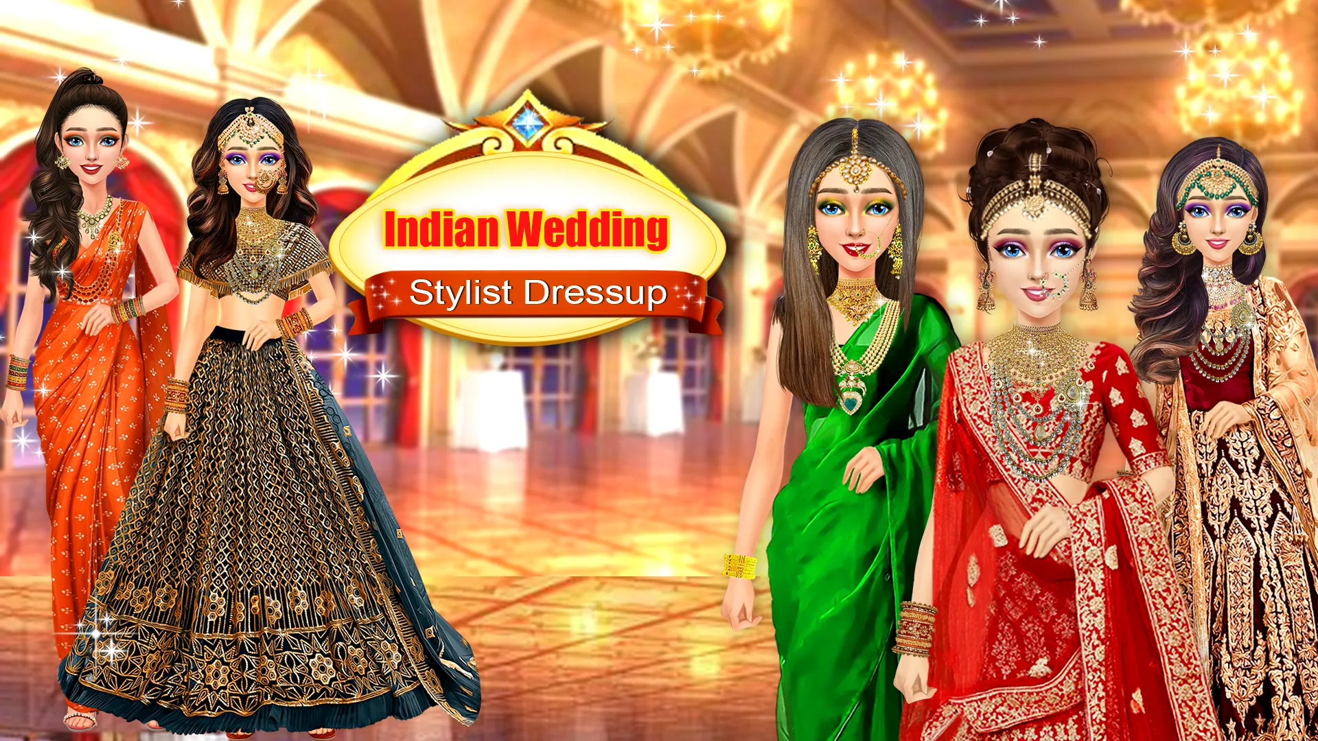 Wedding Dress Up & Makeup Game | Indus Appstore | Screenshot