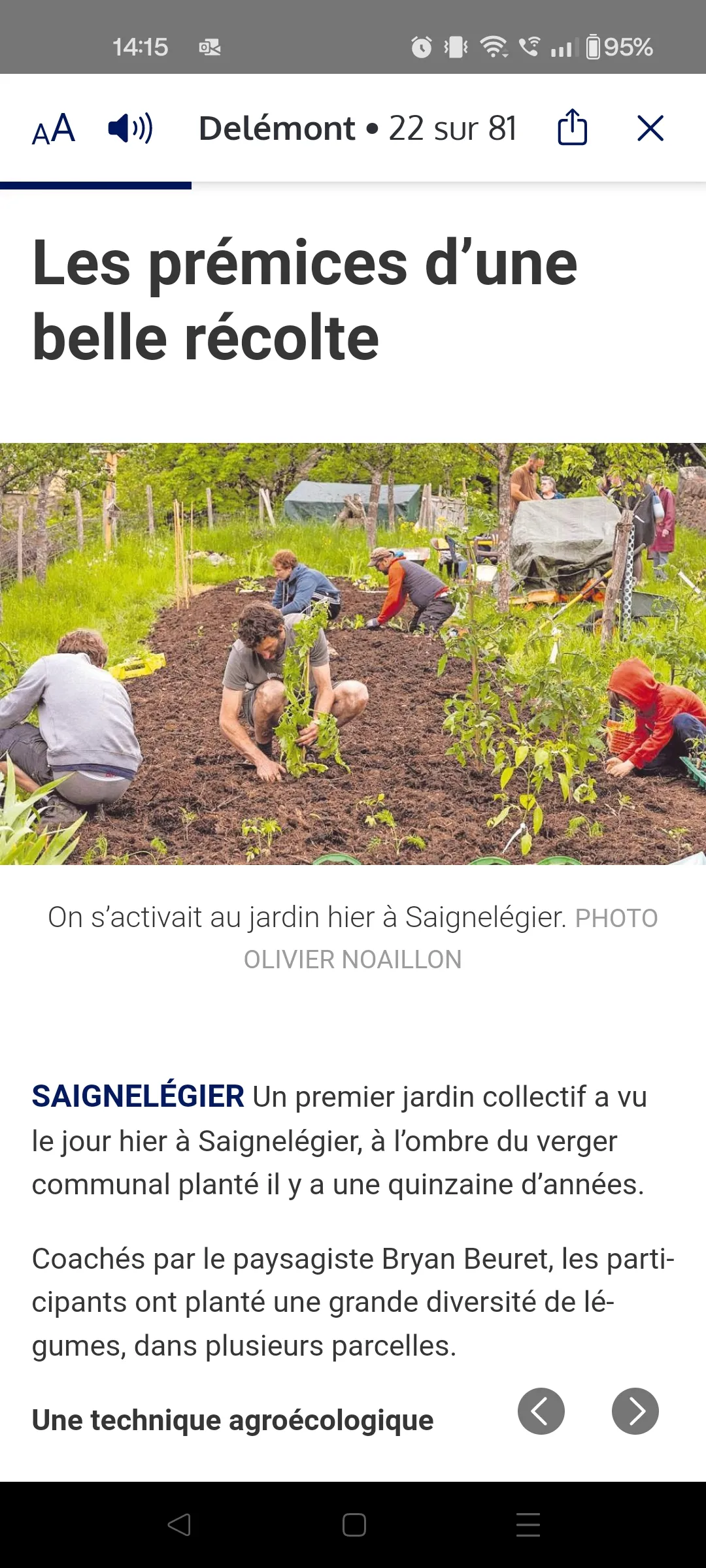 Le Quotidien Jurassien | Indus Appstore | Screenshot