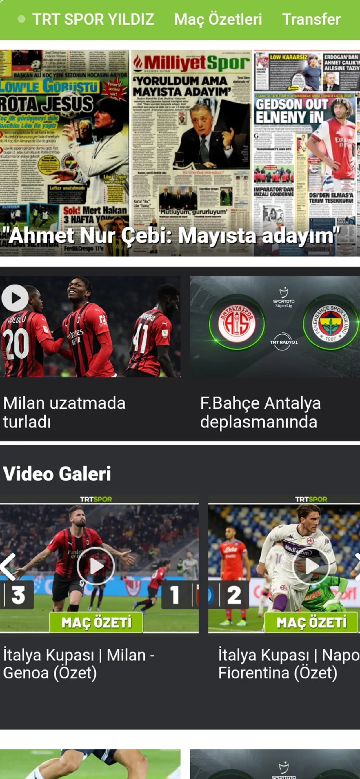 TRT Spor | Indus Appstore | Screenshot