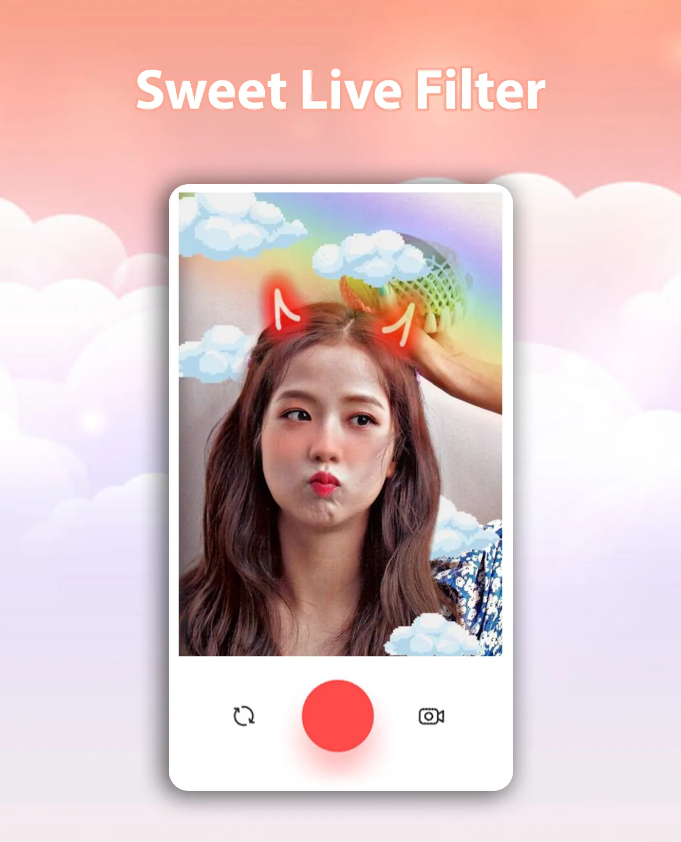 Sweet Live Filter Face Camera | Indus Appstore | Screenshot