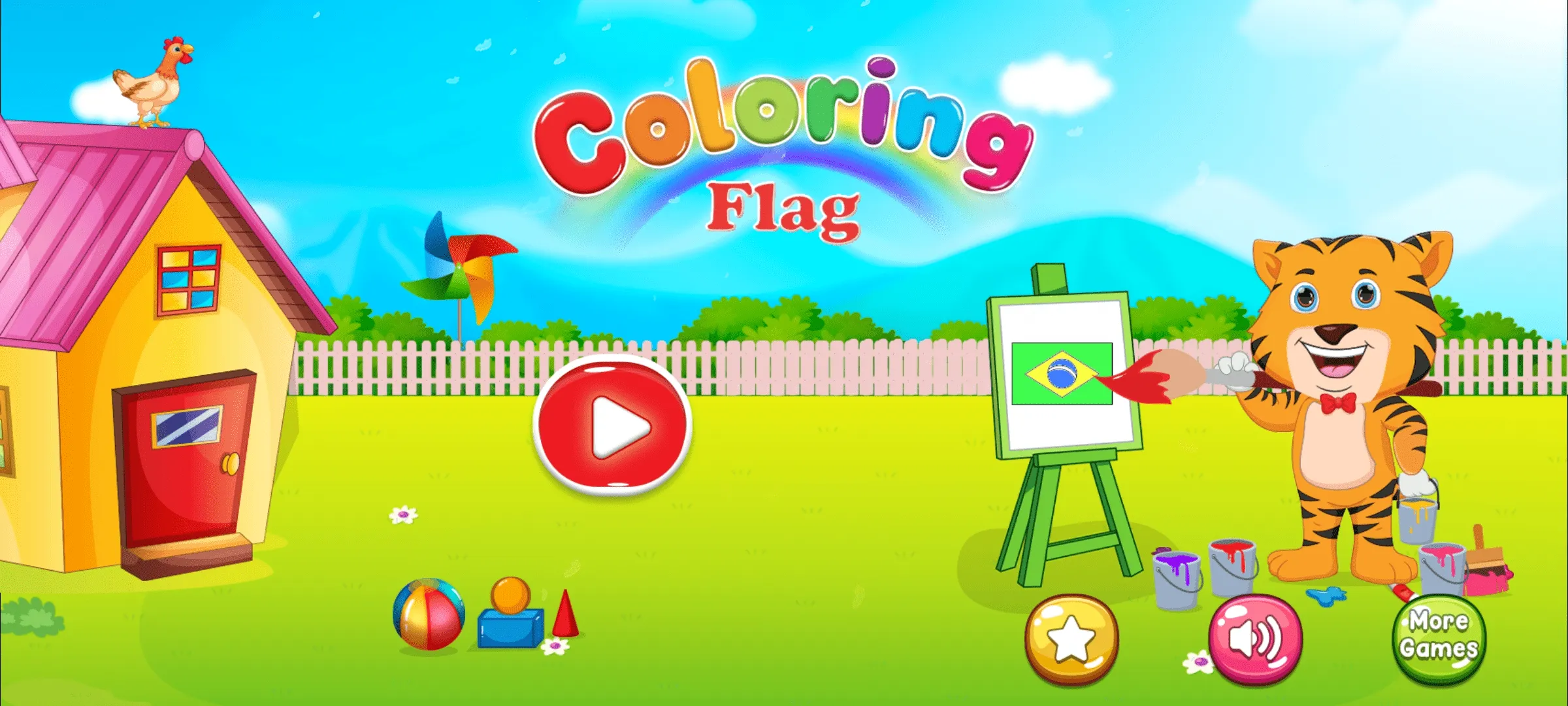 Coloring World Country Flags | Indus Appstore | Screenshot