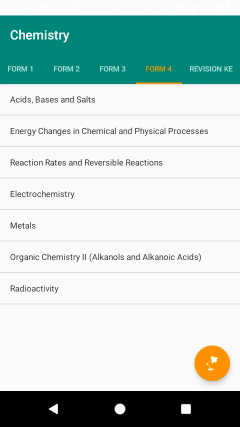 Chemistry Notes&Papers Form1-4 | Indus Appstore | Screenshot