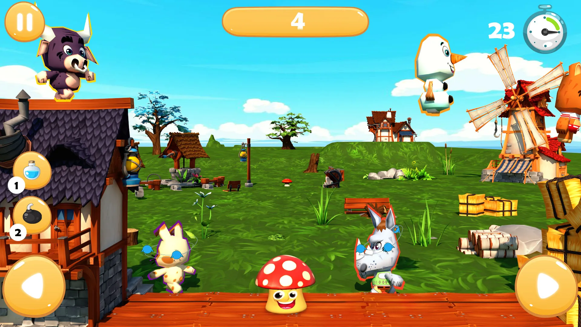 Mushroom Bounce: Animal 3D | Indus Appstore | Screenshot