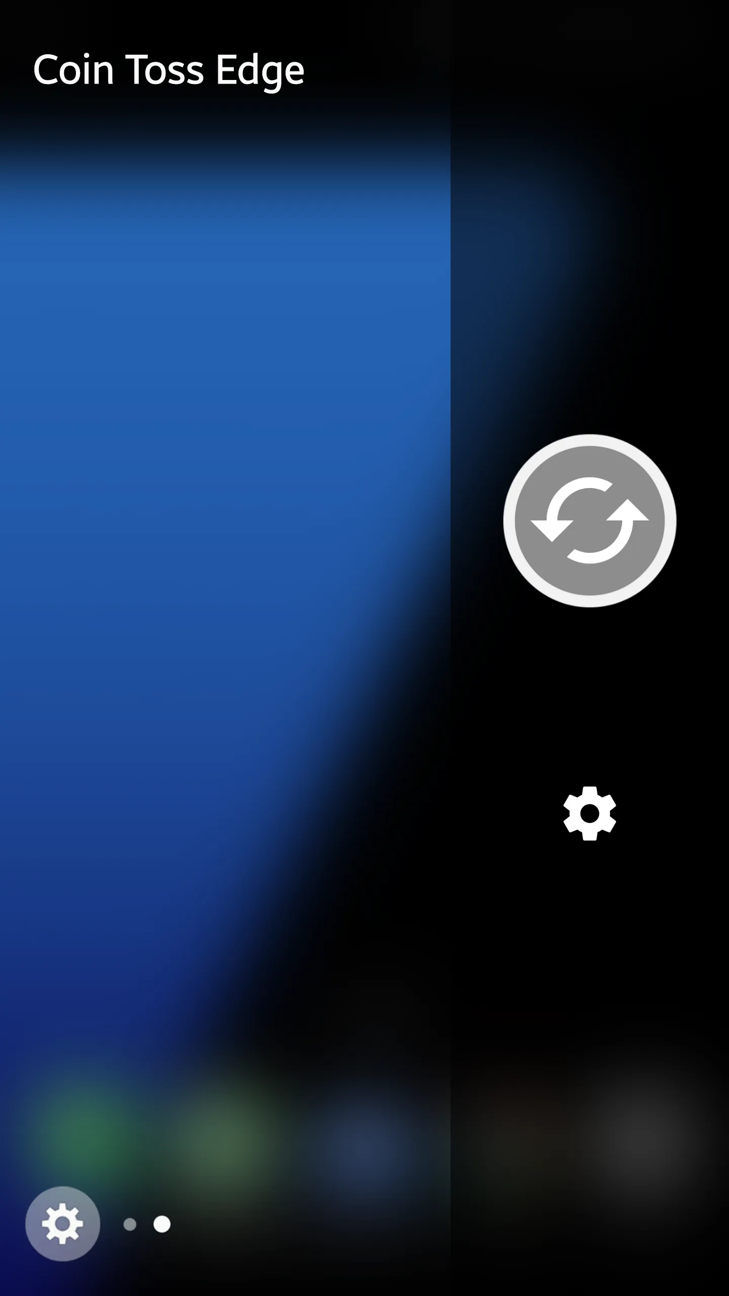 Coin Toss Widget Edge Screen | Indus Appstore | Screenshot