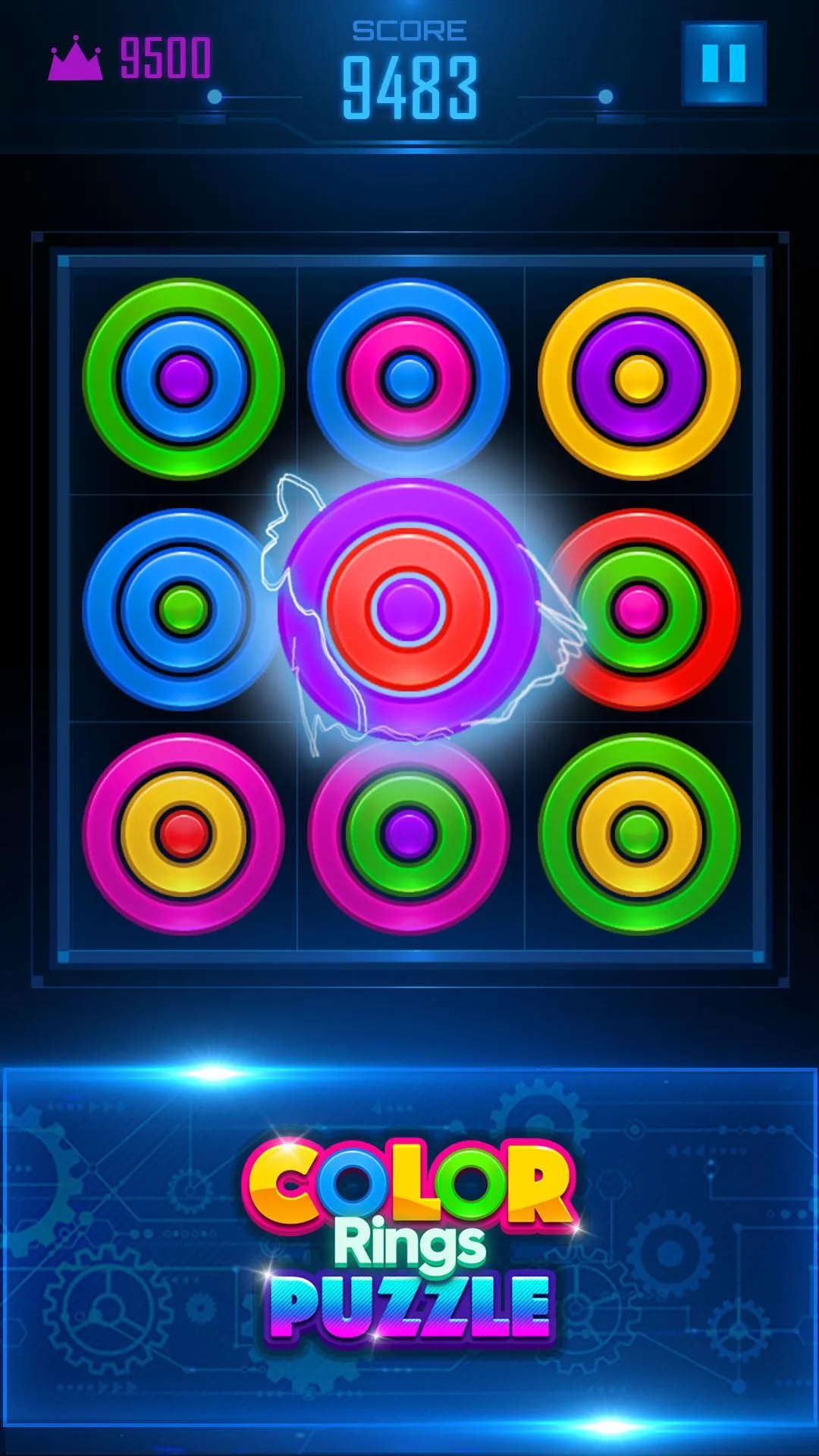 Color Rings Puzzle | Indus Appstore | Screenshot