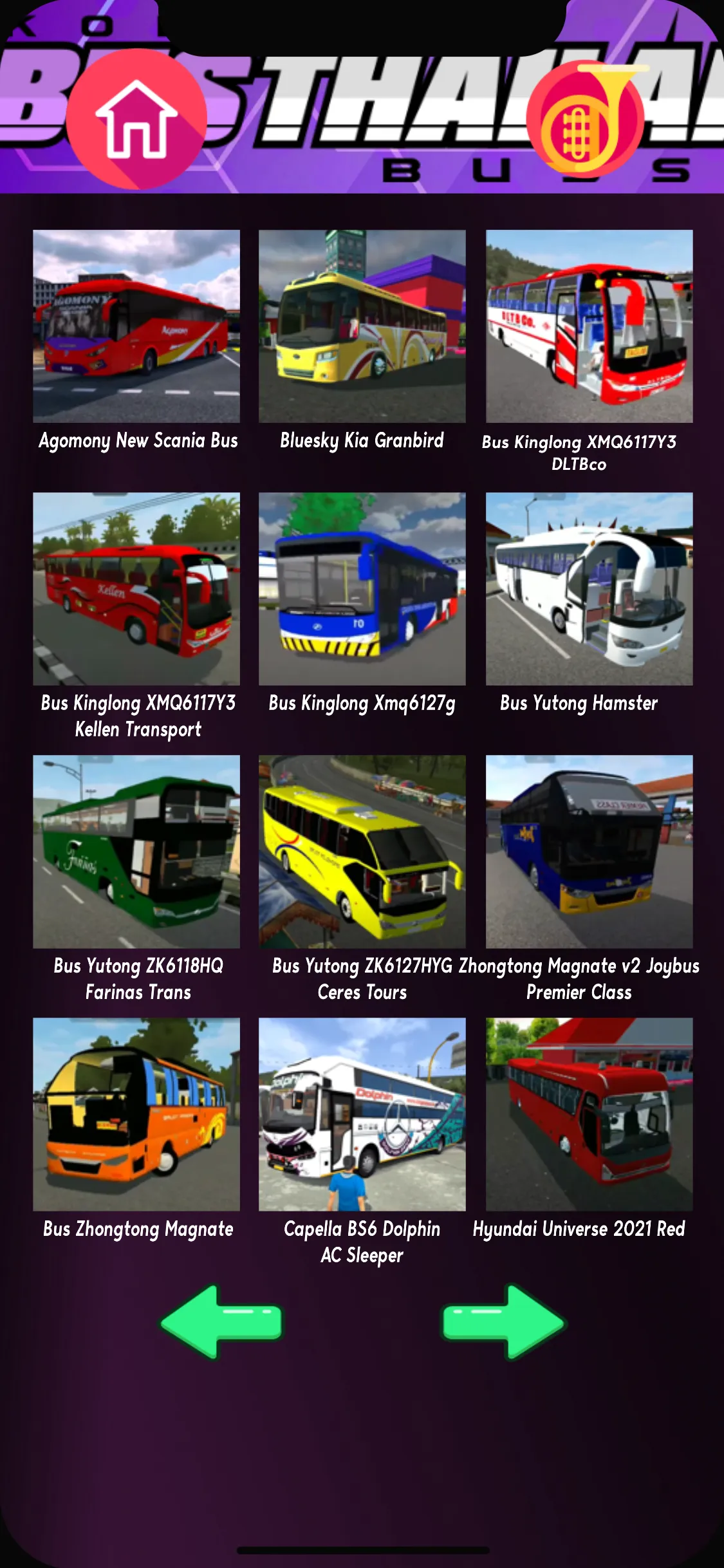 Koleksi Bus Thailand Bussid | Indus Appstore | Screenshot