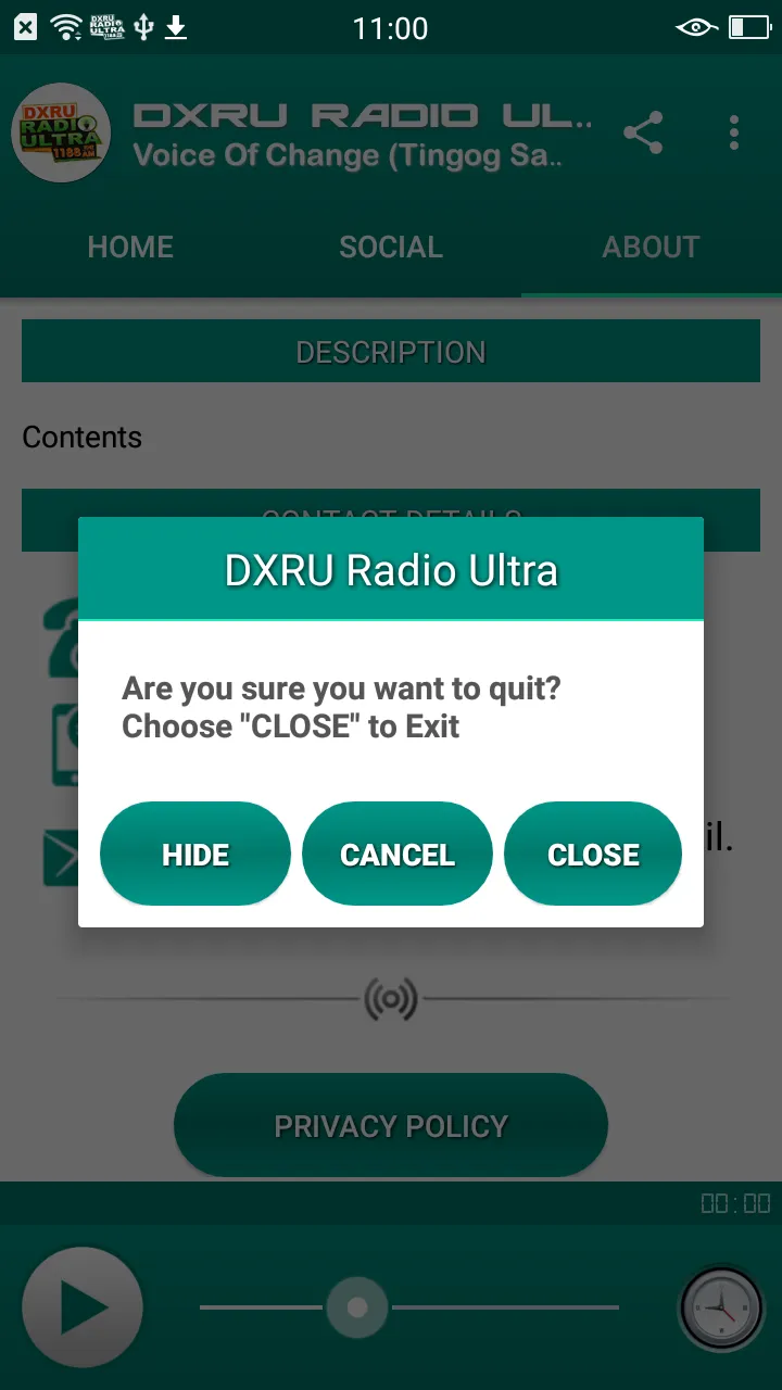 DXRU Radio Ultra | Indus Appstore | Screenshot