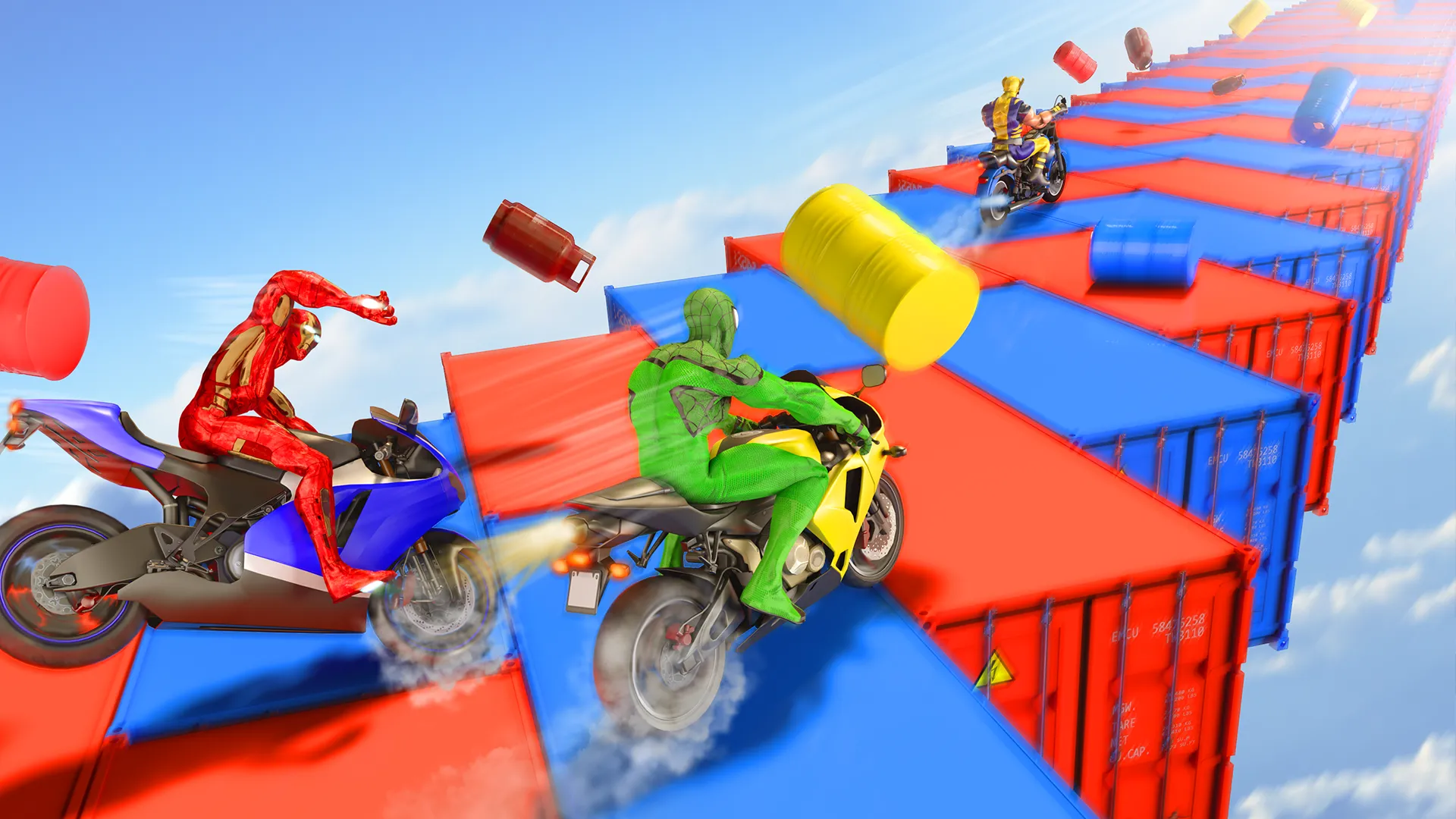 Superhero Bike StuntsMega Ramp | Indus Appstore | Screenshot