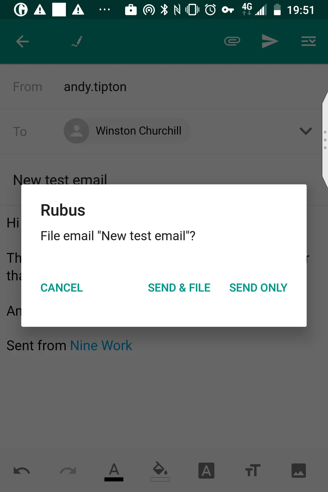 Rubus - iManage 10 for Android | Indus Appstore | Screenshot