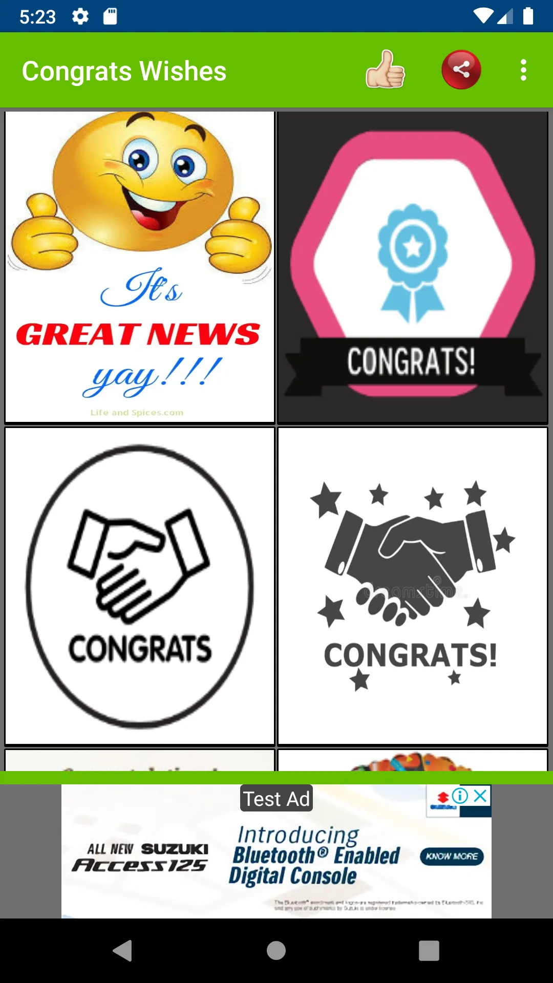 Congratulations Wishes Images | Indus Appstore | Screenshot