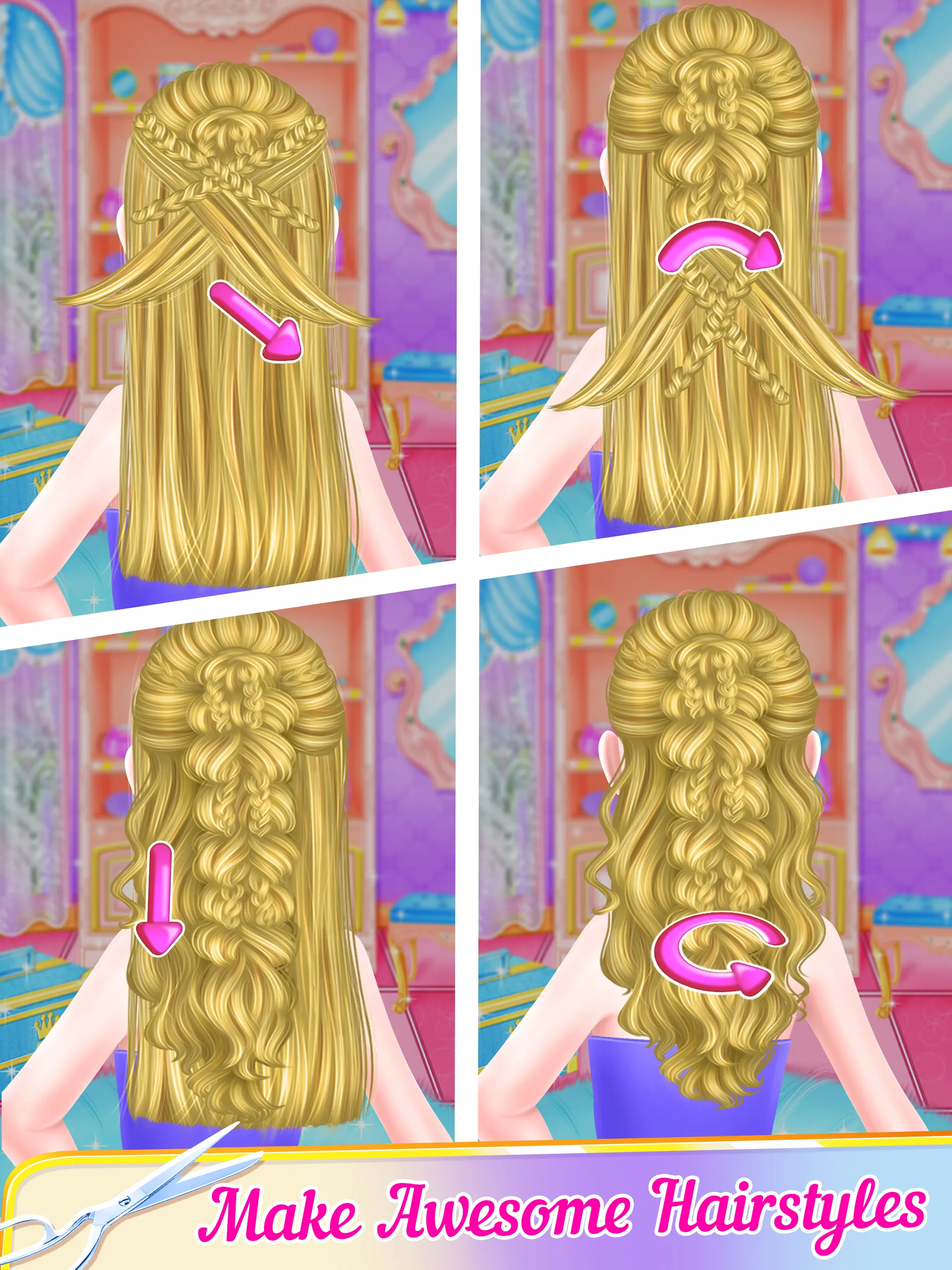 hair salon hairstyle games | Indus Appstore | Screenshot