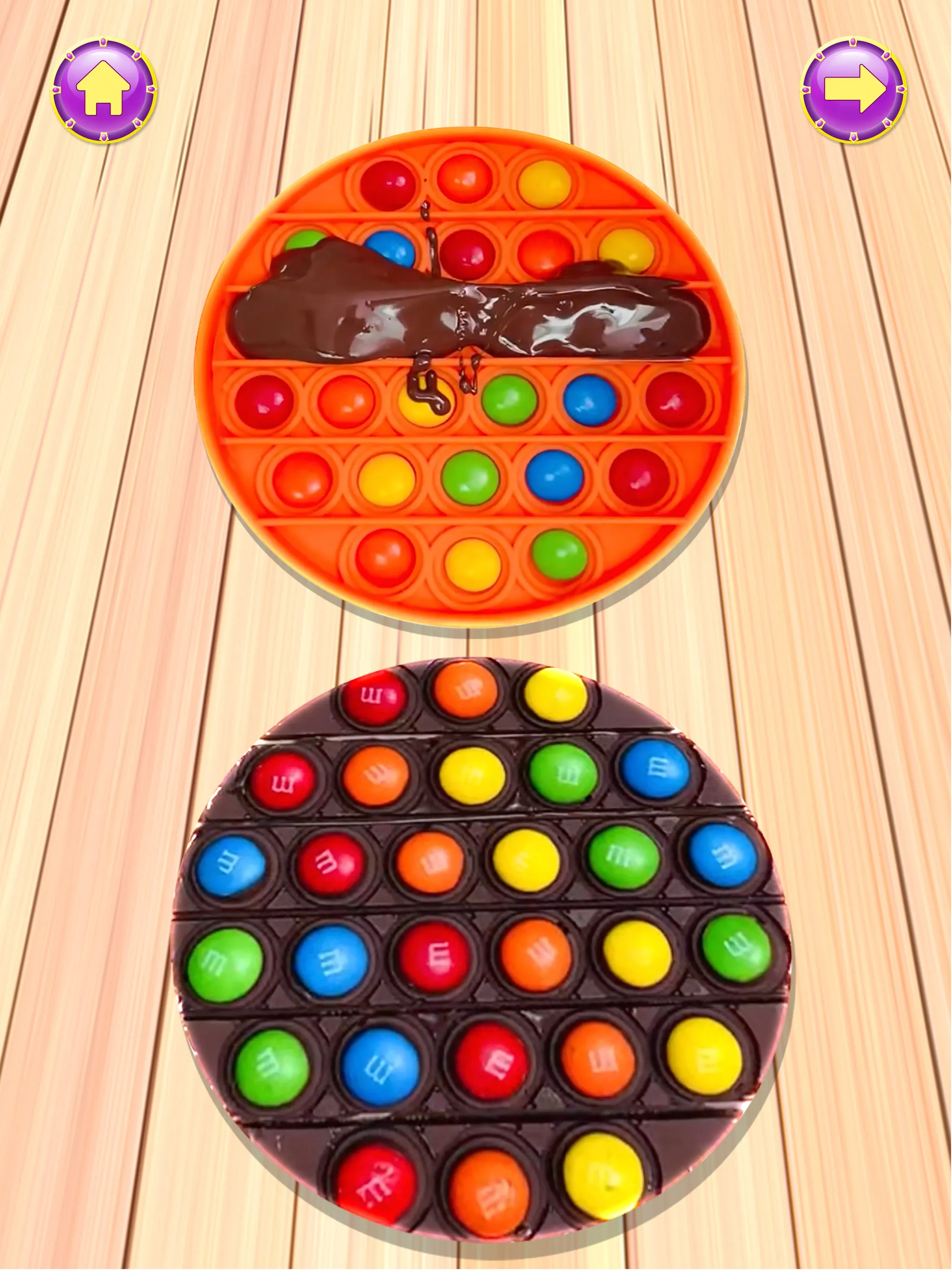 Chocolate Pop It DIY Games | Indus Appstore | Screenshot