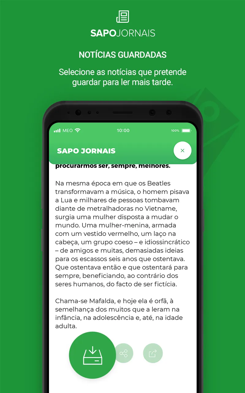 SAPO Jornais | Indus Appstore | Screenshot