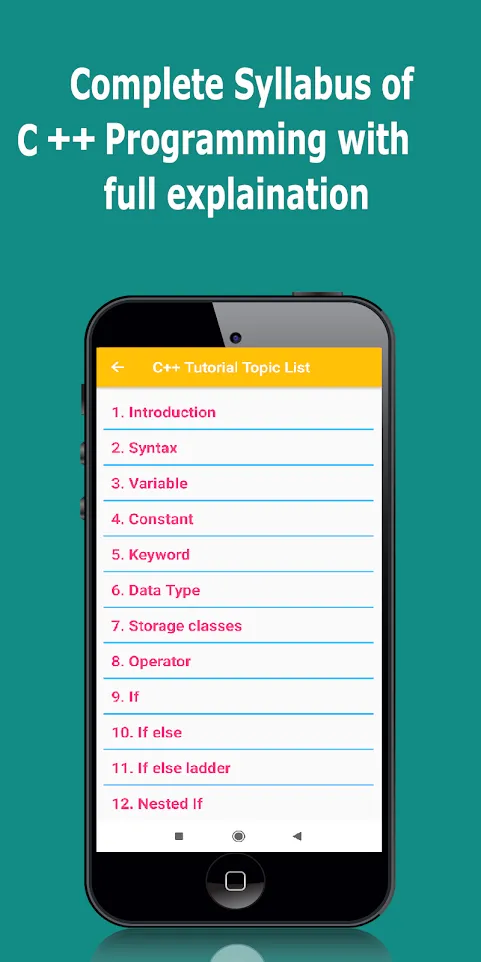 C++ Programming App | Indus Appstore | Screenshot