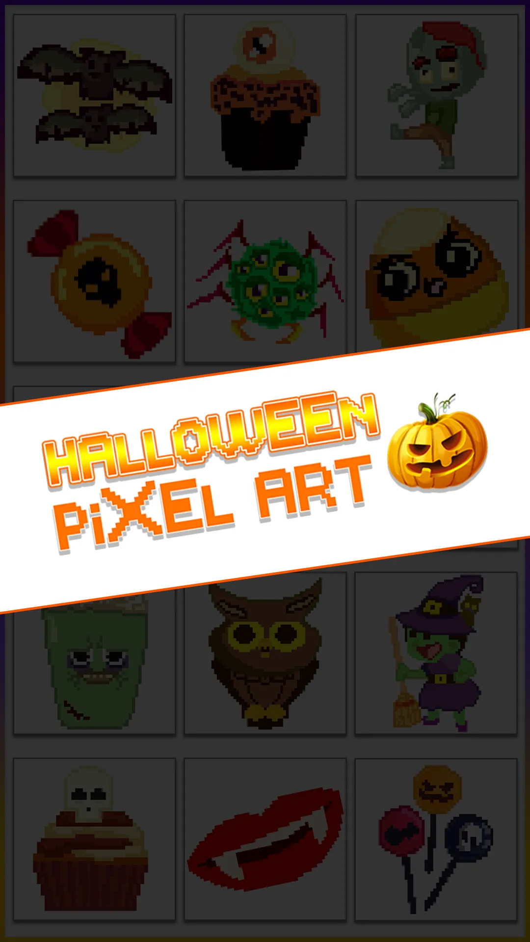 Halloween Pixel Art Coloring | Indus Appstore | Screenshot