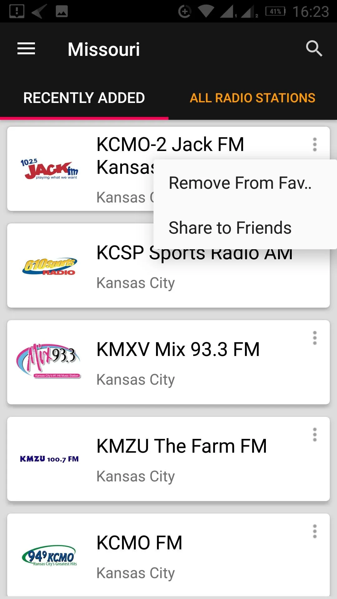 Missouri Radio Stations - USA | Indus Appstore | Screenshot