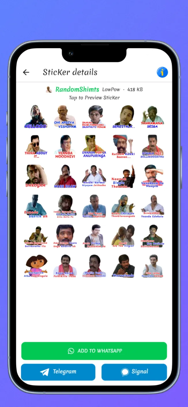 TamStick - Tamil Stickers | Indus Appstore | Screenshot