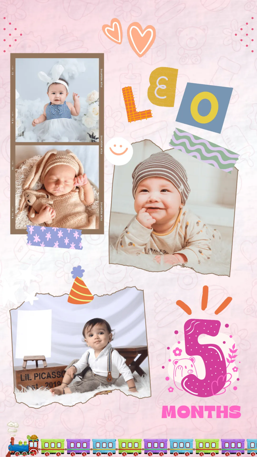 Baby Month Photo Frame Collage | Indus Appstore | Screenshot