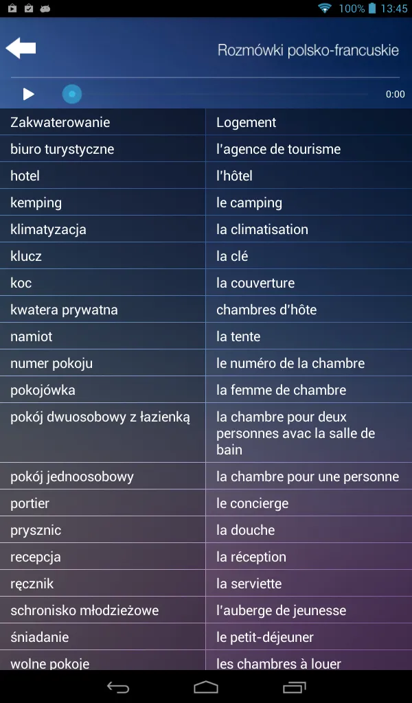 Rozmówki polsko-francuskie | Indus Appstore | Screenshot