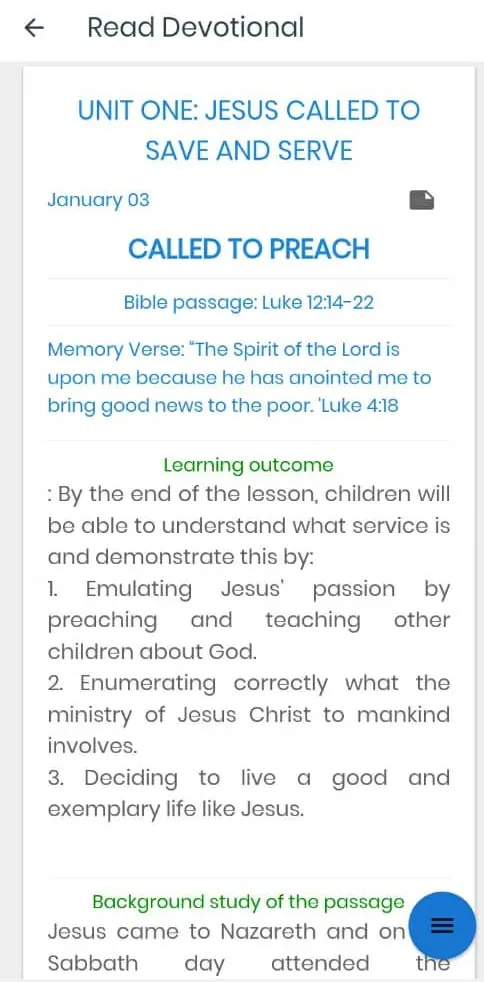 Children's Daily Devotional | Indus Appstore | Screenshot