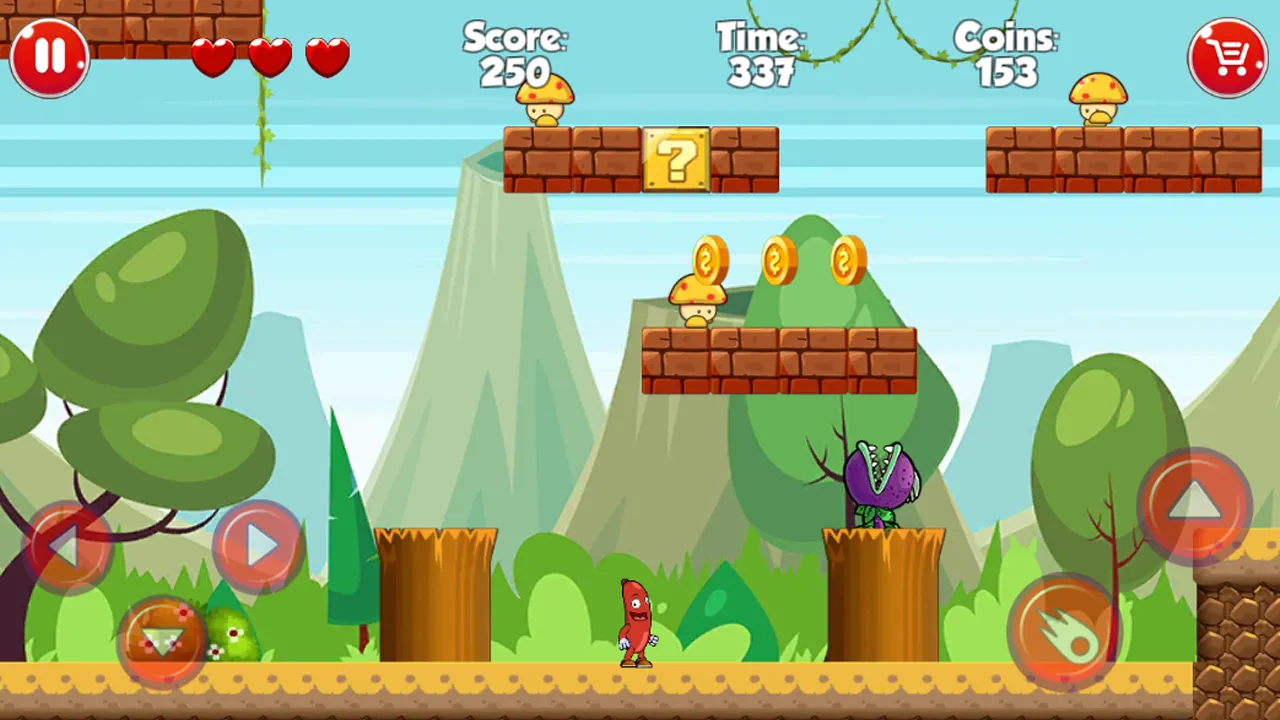 Super Sausage World Adventure  | Indus Appstore | Screenshot