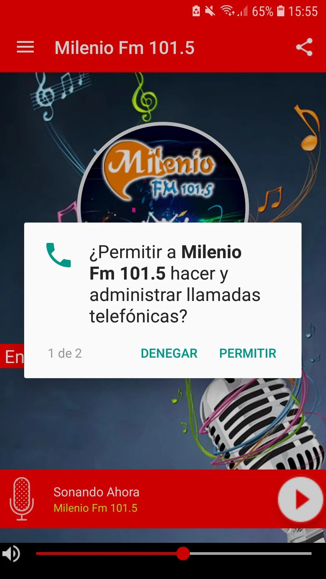 Milenio Fm 101.5 | Indus Appstore | Screenshot