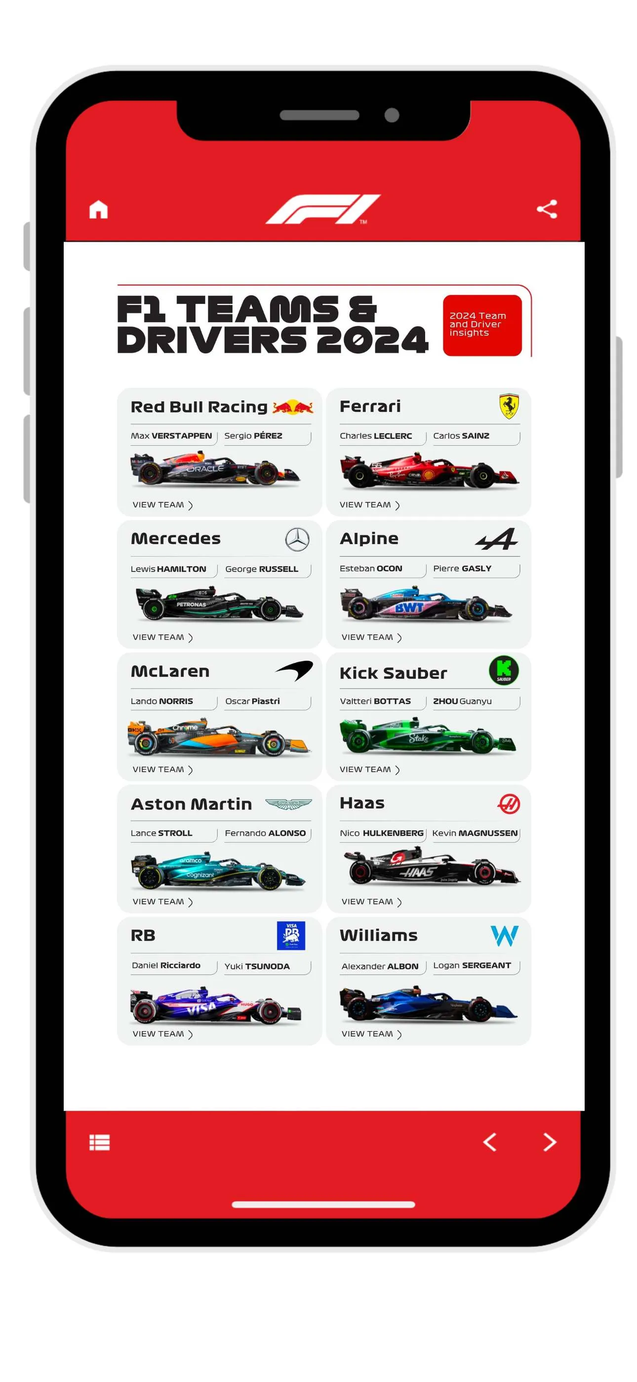 F1® Race Programme 2024 | Indus Appstore | Screenshot