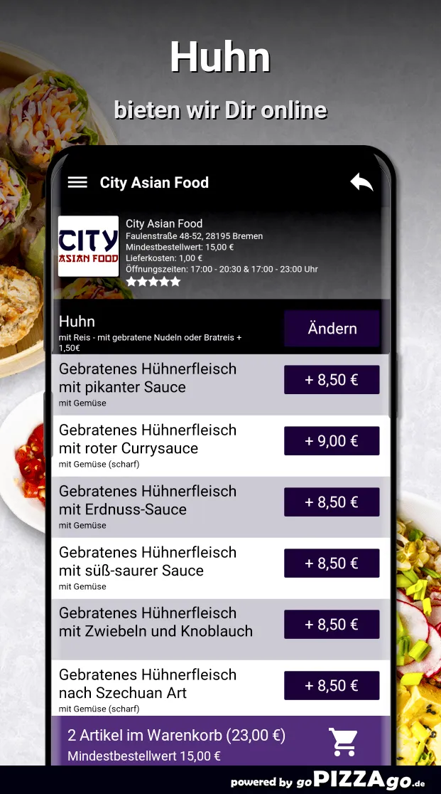 City Asian Food Bremen | Indus Appstore | Screenshot