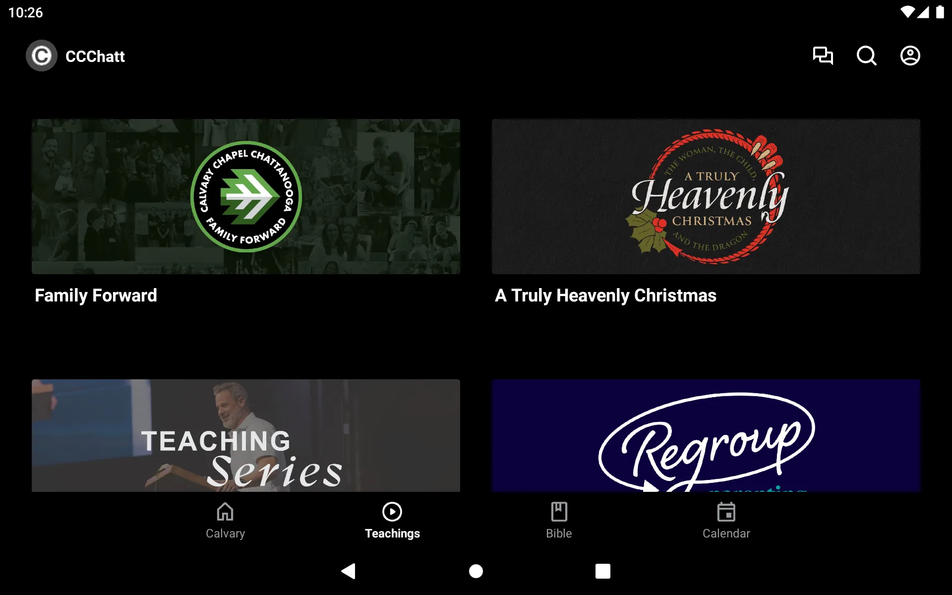 Calvary Chapel Chattanooga | Indus Appstore | Screenshot