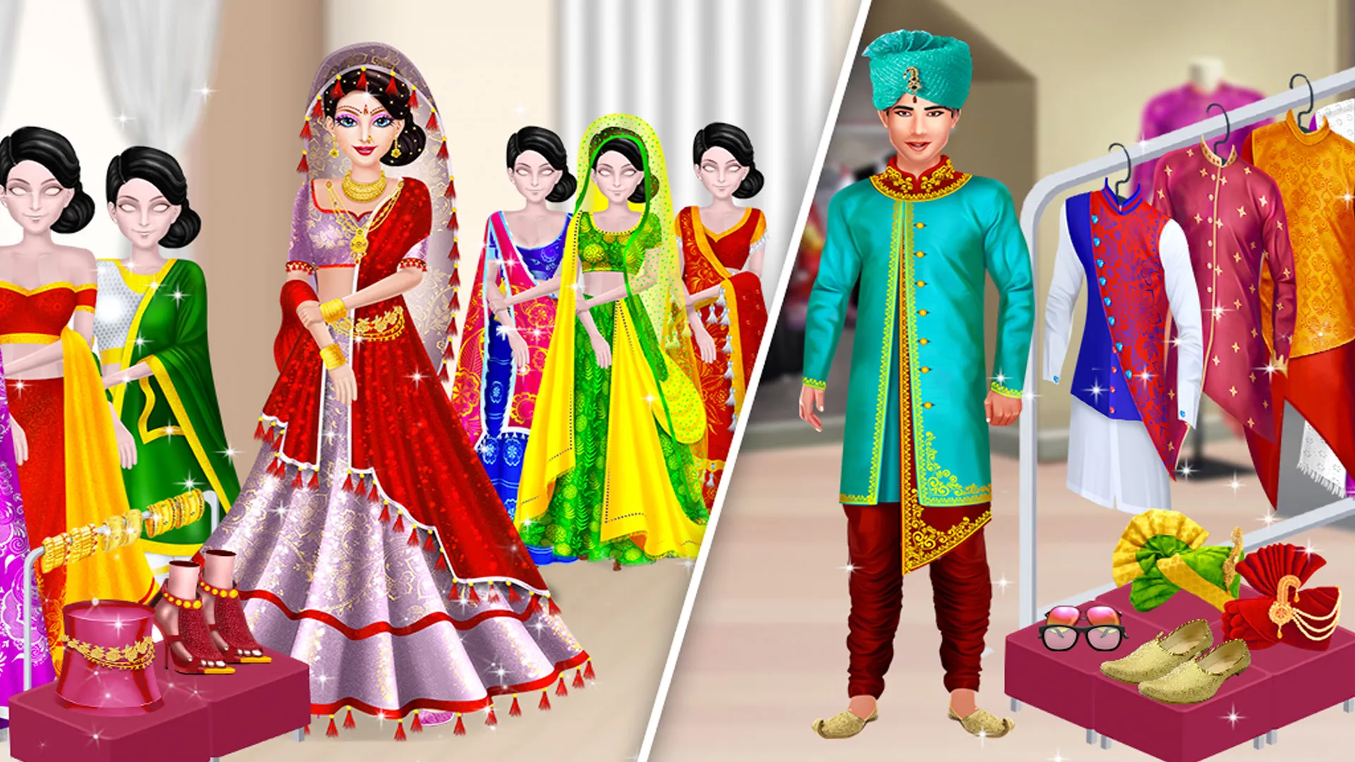 Indian Wedding Makeover Game | Indus Appstore | Screenshot