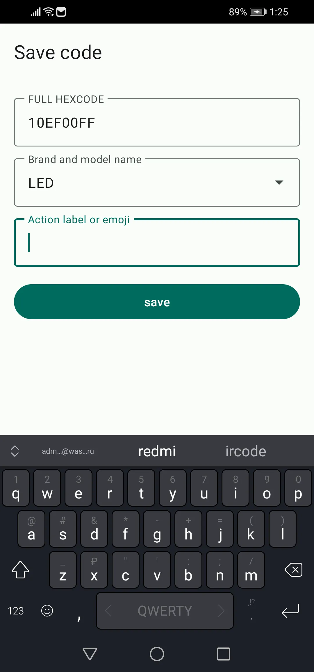 IrCode Finder Universal Remote | Indus Appstore | Screenshot