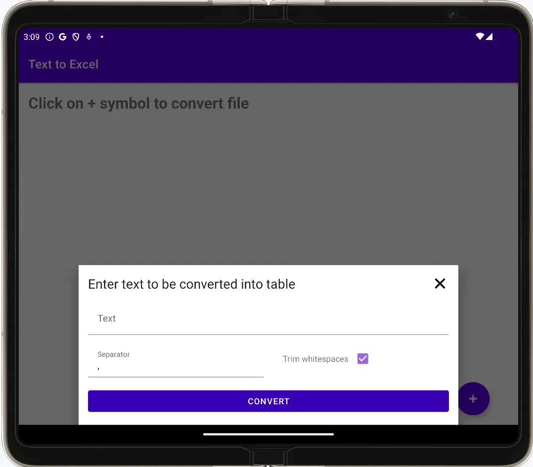 Text to Excel Converter | Indus Appstore | Screenshot