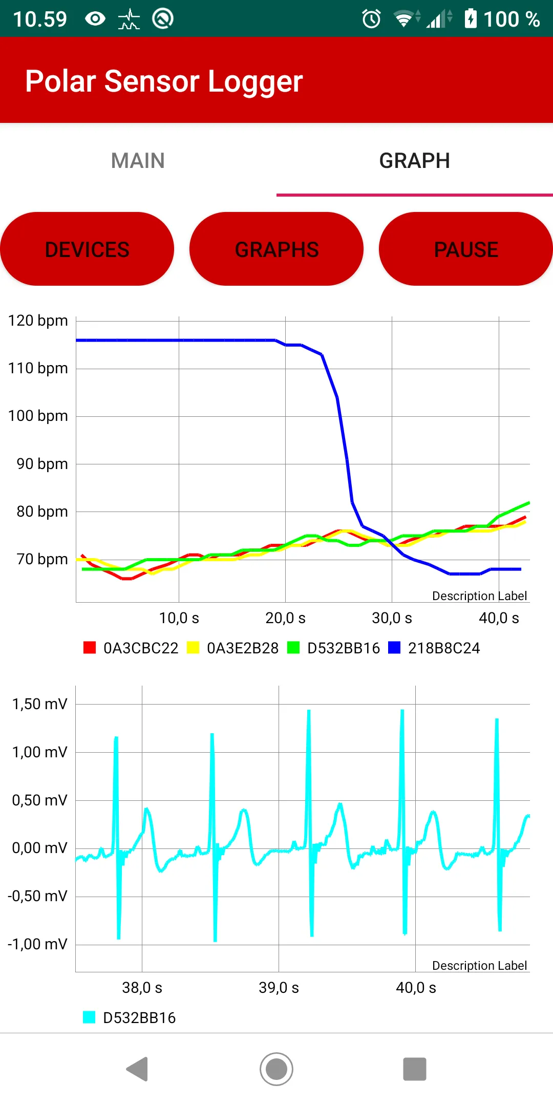 Polar Sensor Logger | Indus Appstore | Screenshot