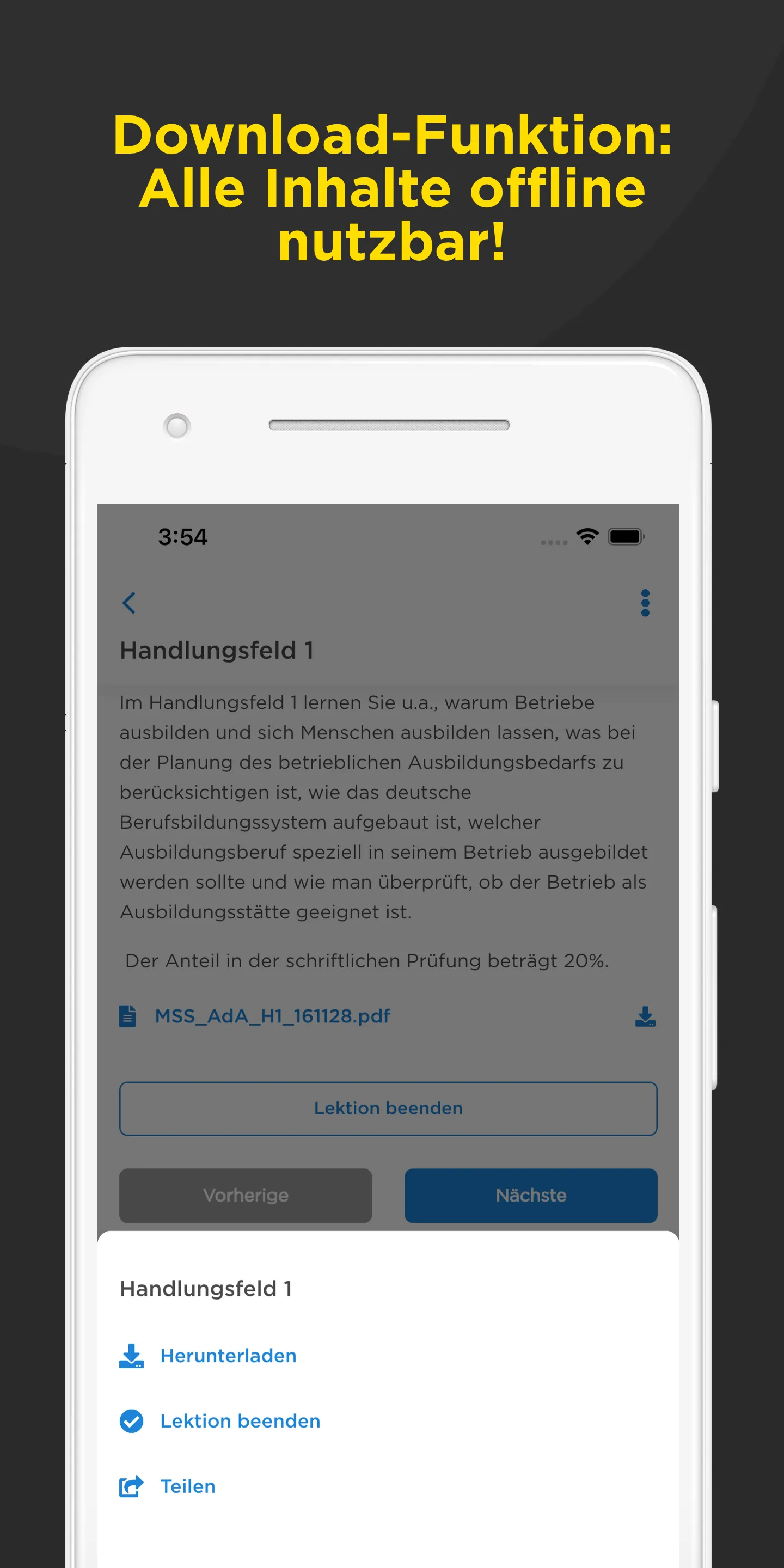 Mission: Weiterbildung. | Indus Appstore | Screenshot