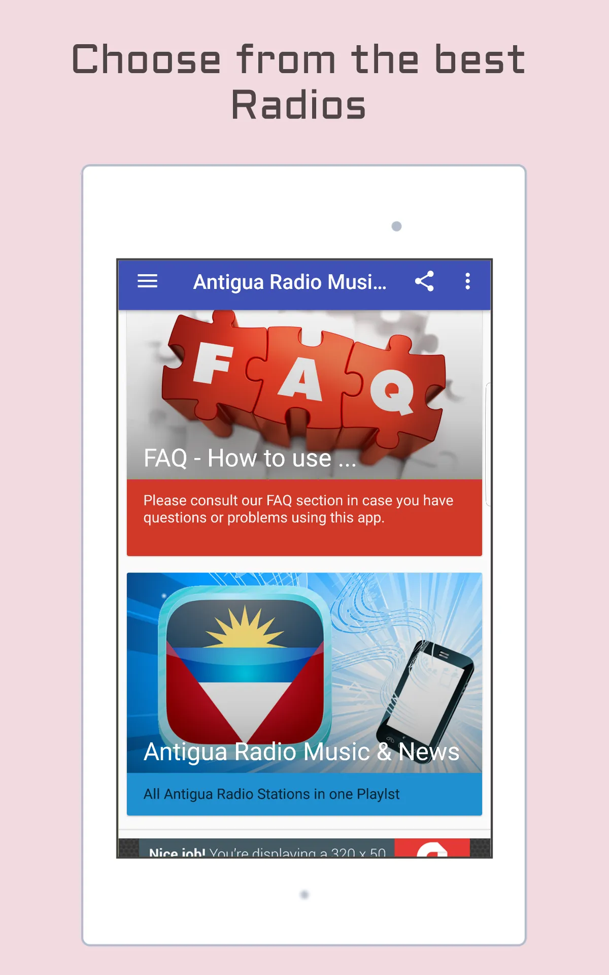 Antigua Radio Music & News | Indus Appstore | Screenshot