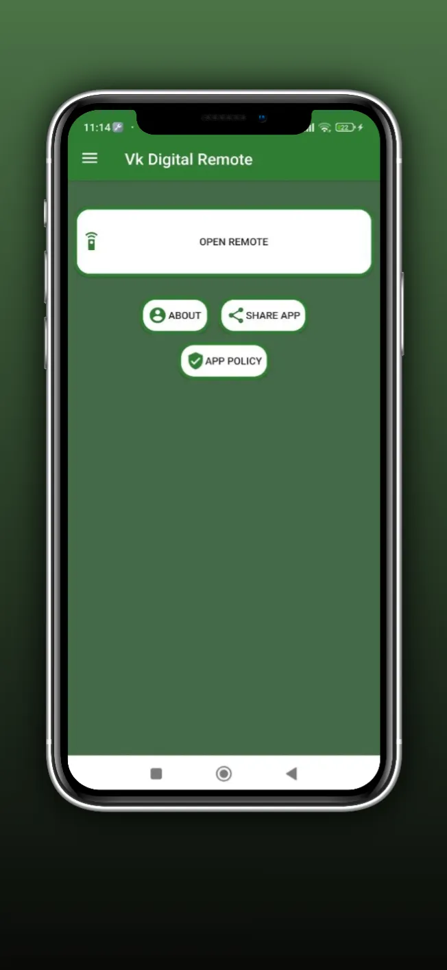 Remote for VK Digital Tv | Indus Appstore | Screenshot